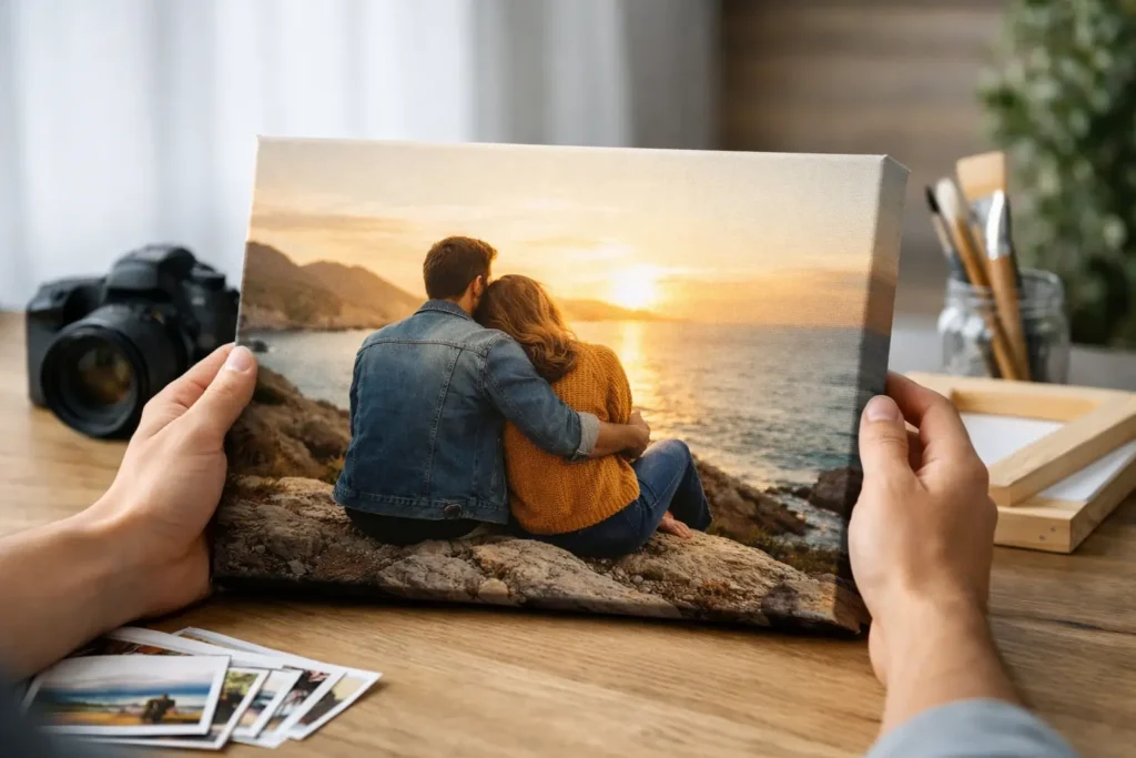 Foto en lienzo personalizada: cómo acertar