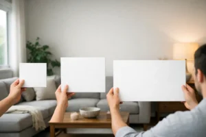 Mejor tamaño de lienzo para pared en casa