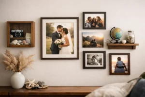 Decoración de pared con recuerdos que emocionan